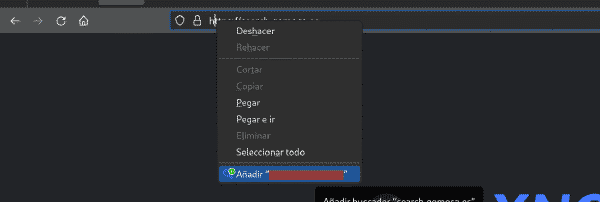 Añadir SearXNG como buscador en Firefox