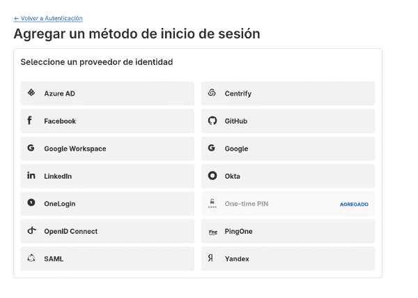 Proveedores de identidad en Cloudflare Zero Trust