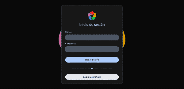 Pantalla de cierre de sesión en Immich