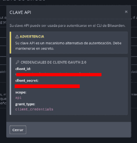 Búsqueda de Bitwarden Secure Sync en Community Applications
