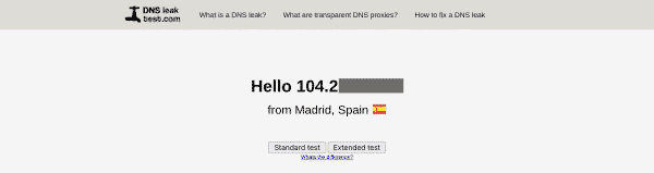 Comprobación de conectividad VPN